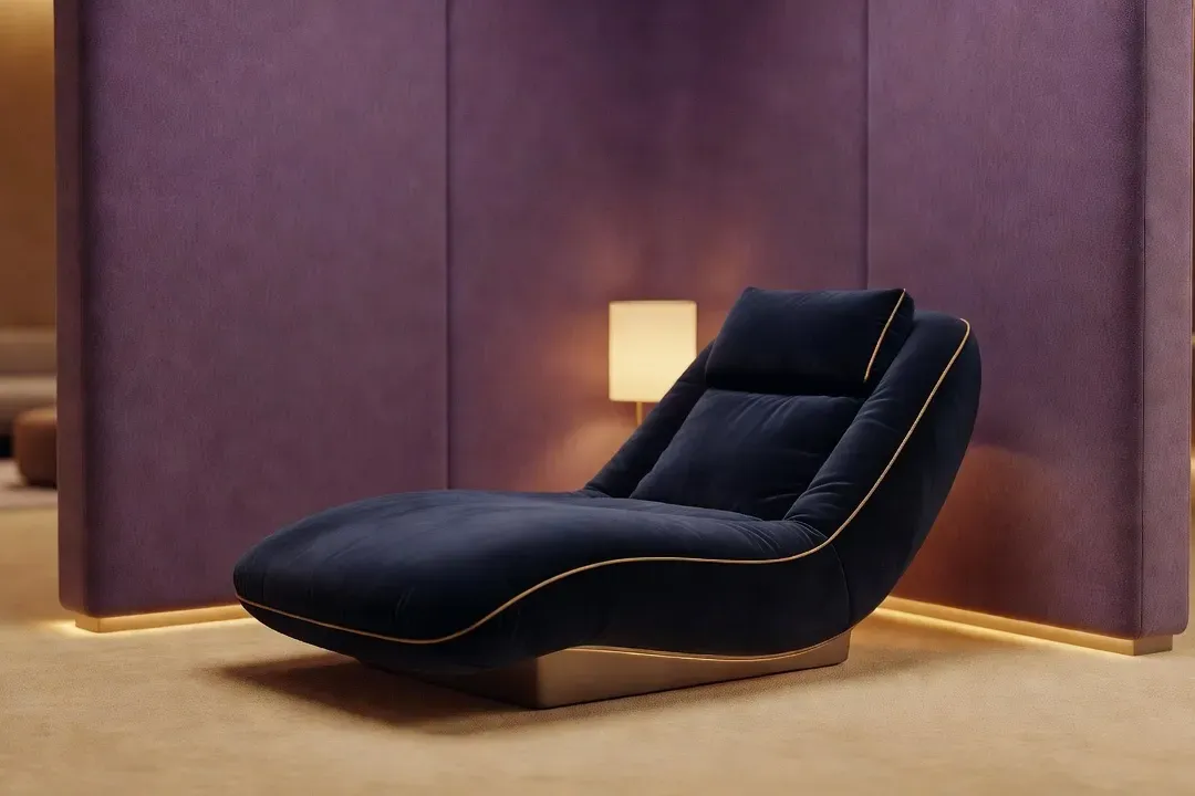 Espace de sieste en entreprise avec fauteuils ergonomiques et lumière tamisée